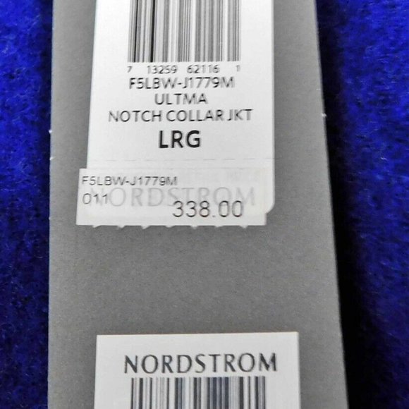 New Eileen Fisher $338rt‎ Blue Wool Ultma Knotch Collar Jacket Coat sz L - Picture 5 of 6